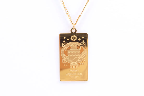 Zodiac Necklace: Aquarius