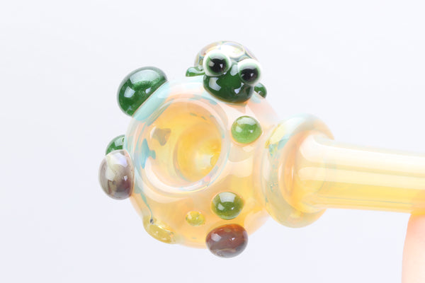 Deluxe Green Eyed Turtle Hand Pipe
