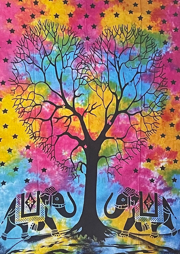 Elephant Tree Tapestry