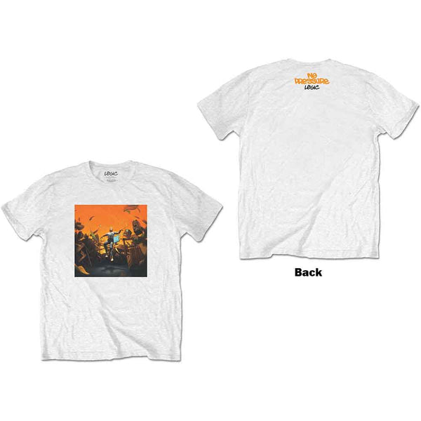Logic Unisex T-Shirt: No Pressure (Back Print) (Large)