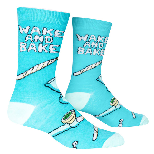 Wake N Bake - Mens Crew Folded