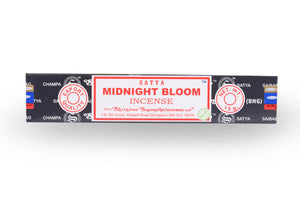 As the stars twinkle overhead and the world slips into slumber, the fragrance of Midnight Bloom Incense begins to fill the air. This incense is like nothing you've ever experienced before - a mysterious, seductive blend of rich, exotic scents that is both intriguing and alluring. With each passing moment, the aroma grows stronger, enveloping you in a world of pure sensuality.