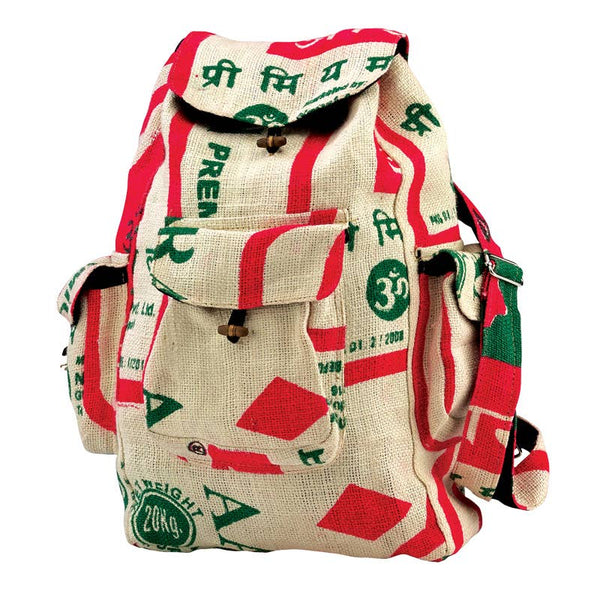 Red & White Backpack